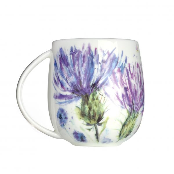 Voyage Fine Bone China Thistles Mug, 430ml-3844