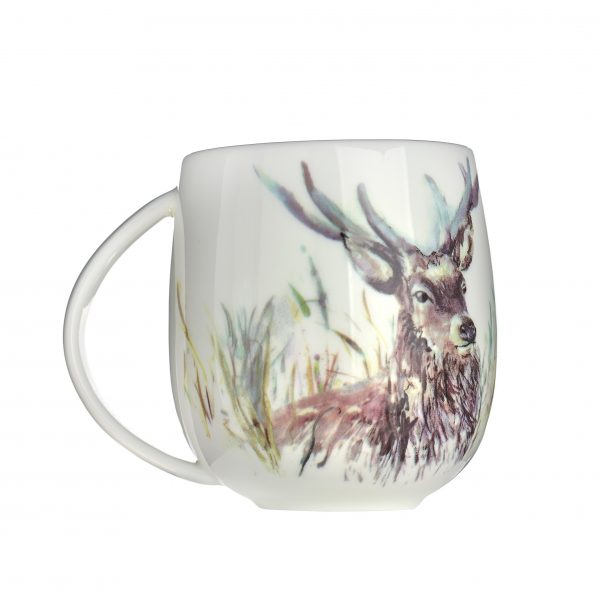 Voyage Fine Bone China Stag Mug, 430ml-3833