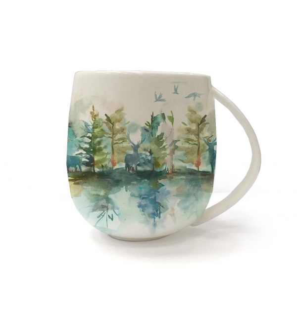 Voyage Fine Bone China Wilderness Topaz Mug, 430ml-0