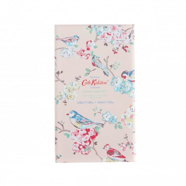 Cath Kidston Blossom Birds White Clover & Matcha Tea Manicure Set -3922