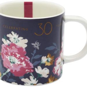 Joules 30th Anniverary Floral Mug, Gift Boxed-0