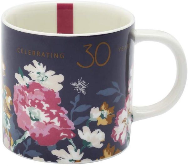 Joules 30th Anniverary Floral Mug, Gift Boxed-0