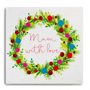 Janie Wilson Mum with Love Christmas Card-0