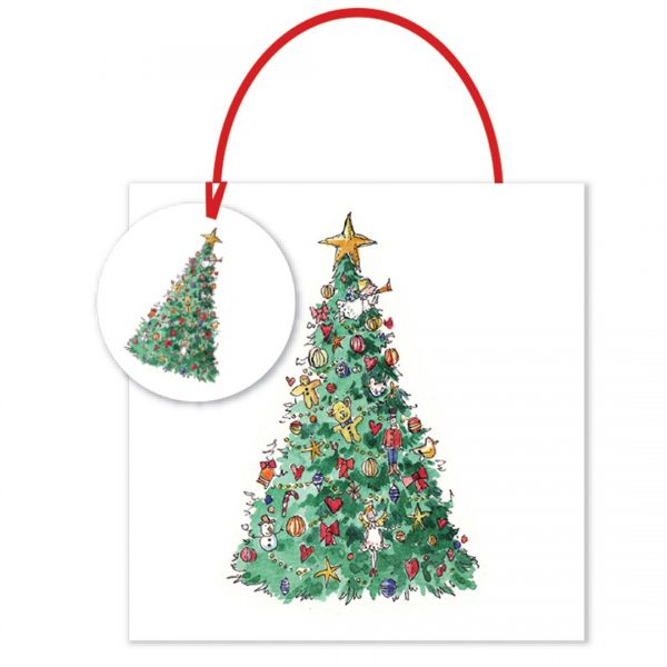 Madeleine Floyd Christmas Tree Small Gift Bag -0