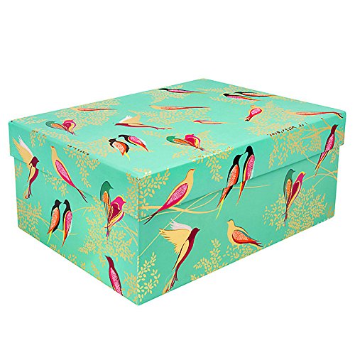 Sara Miller Green Birds Large Gift Box-0
