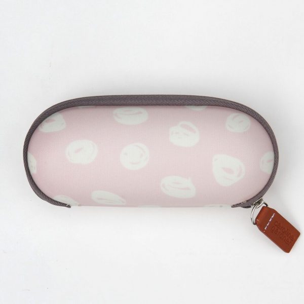 Caroline Gardner Scribble Spot Pink Glasses Case-0