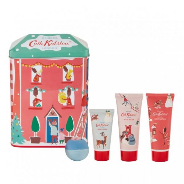 Cath Kidston Christmas Village Bathing House Tin-0