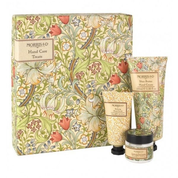 William Morris Golden Lily Hand Care Treats - Hand Cream, Hand Scrub & Cuticle Cream-0