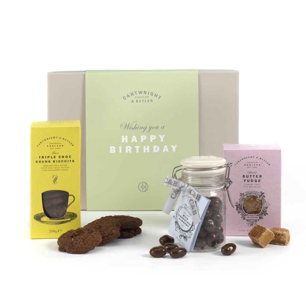 Cartwright Butler Happy Birthday Gift Box Hamper English Designer Gifts
