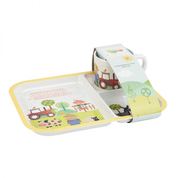 Little Rhymes Old MacDonald's Tray and Cup Set