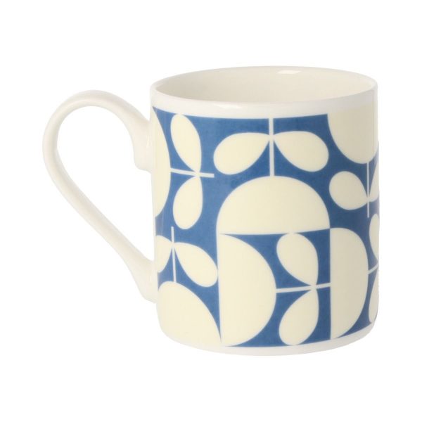 Orla Kiely Patchwork Dark Blue Mug