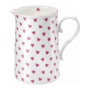 nina campbell pink heart large jug