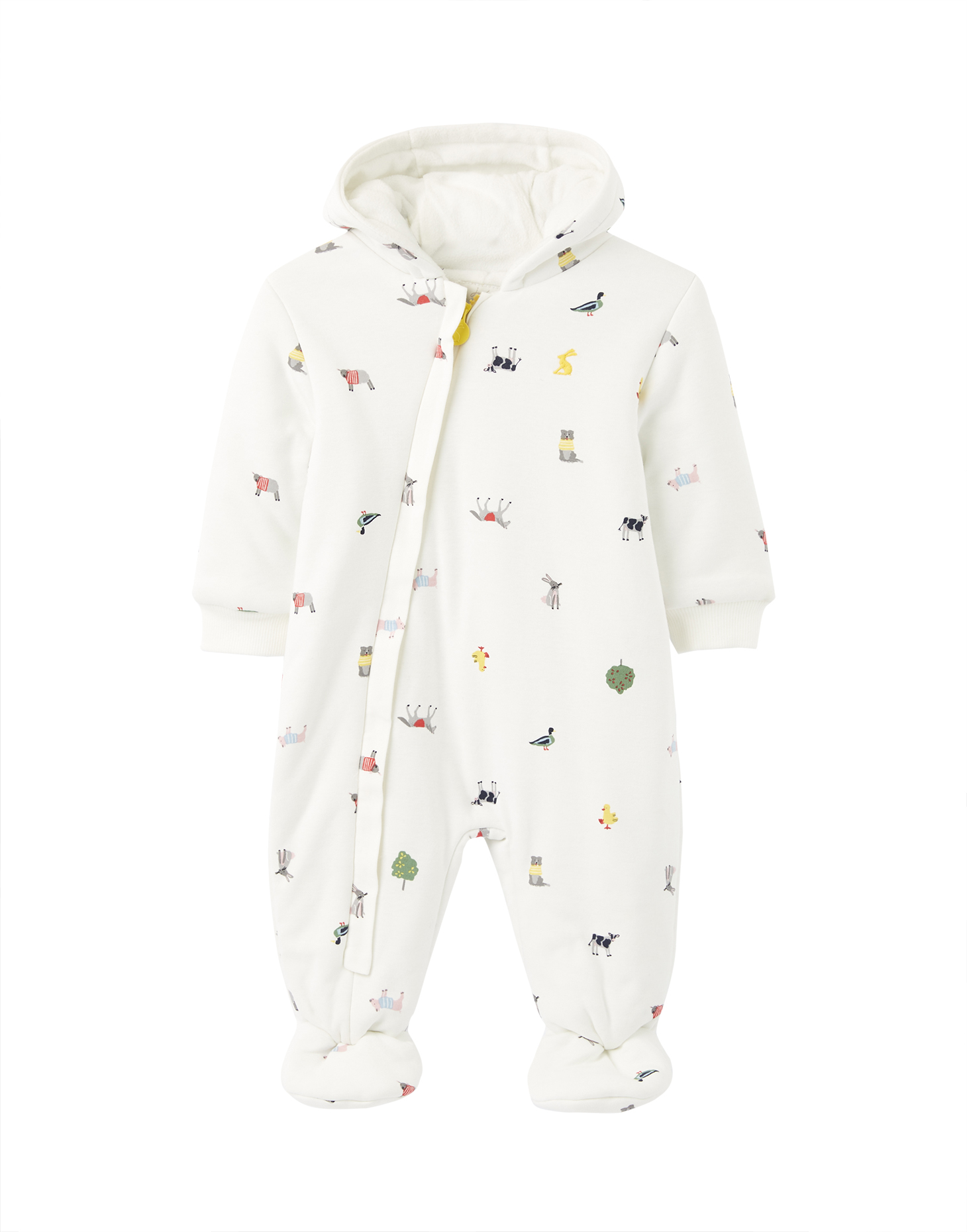 Joules Baby Farm Print Pramsuit - English Designer Gifts