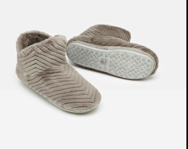 joules grey slippers boots