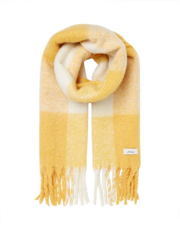 joules yellow scarf