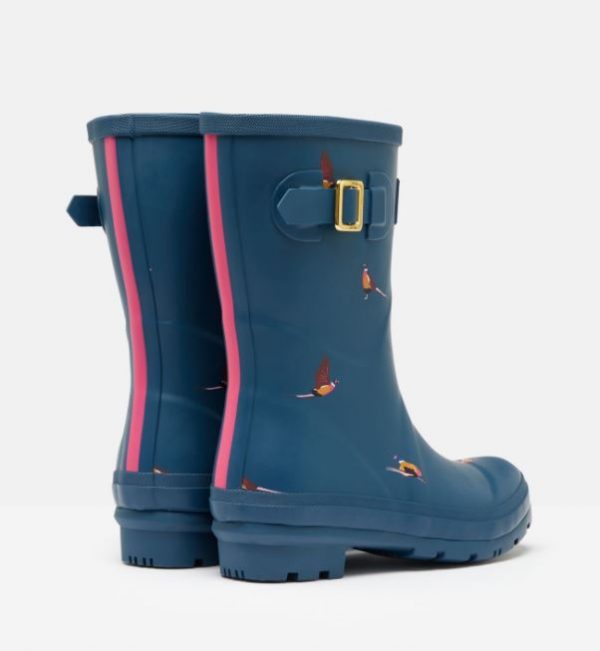 Joules Teal Pheasant Wellies - Image 3