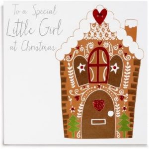 janie wilson girl christmas card