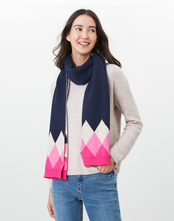 joules argyle scarf