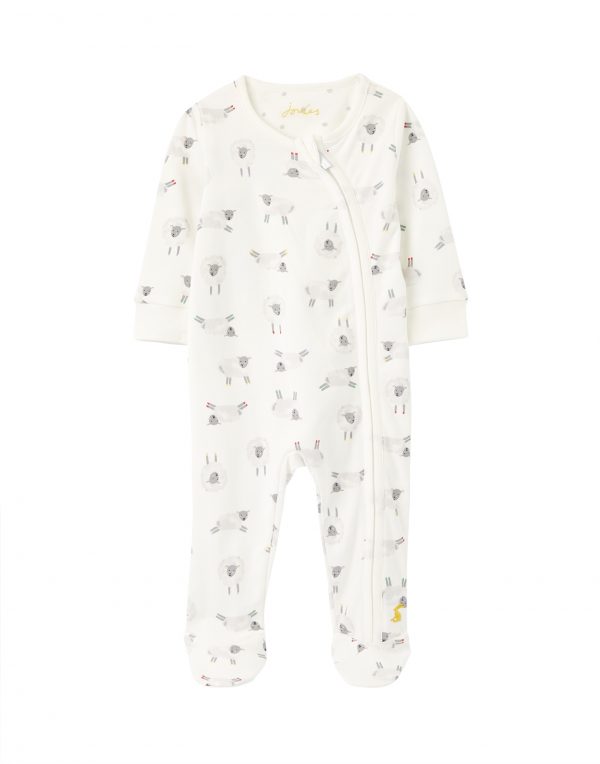 joules baby sheep babygrow