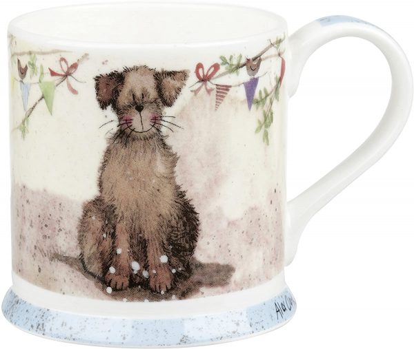 alex clark dog bunting mug