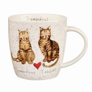 alex clark tabbies cats mug