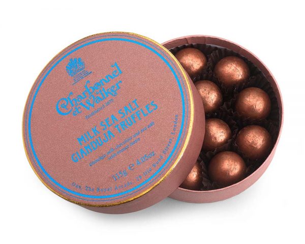 Charbonnel et Walker Milk Sea Salt Gianduja Chocolate Truffles