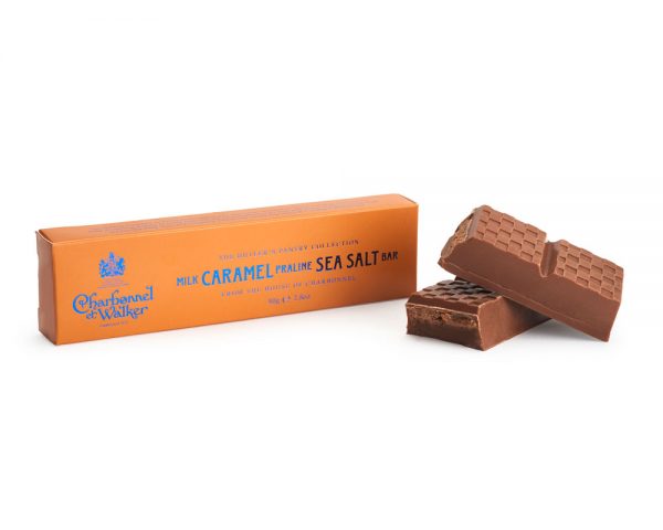 Charbonnel et Walker Milk Sea Salt Praline Caramel Chocolate Bar