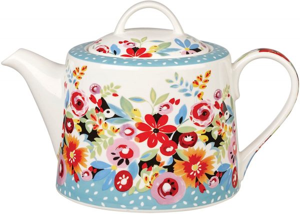 collier campbell flower drop teapot