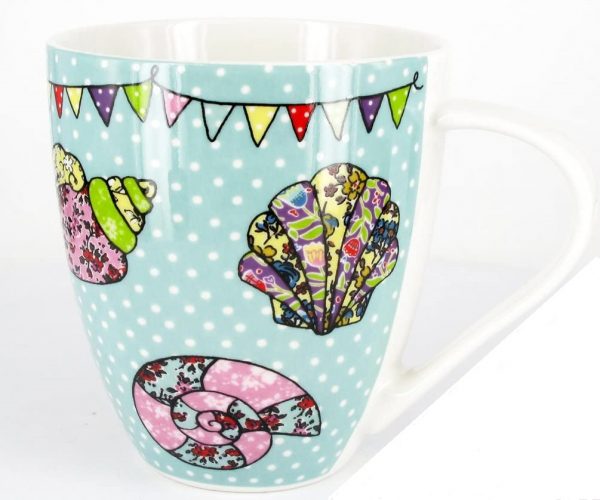 caravan trail festival shells mug