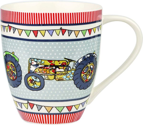 caravan trail festival tractors crush mug