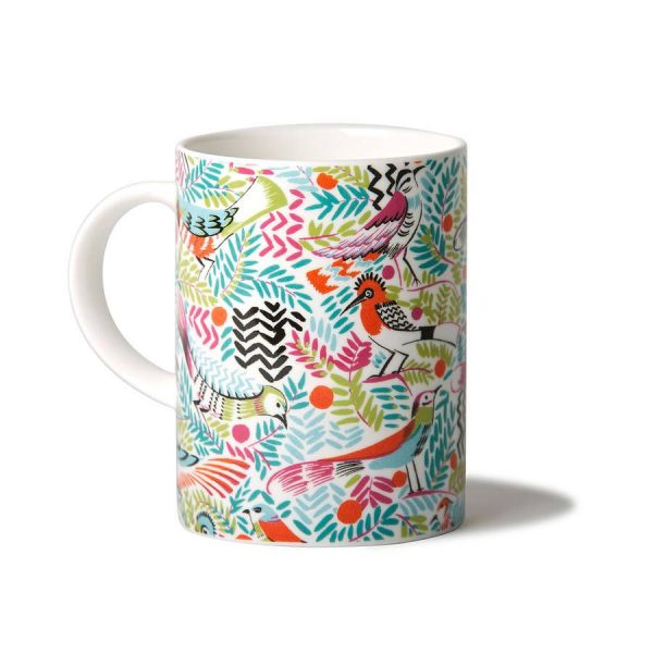 collier campbell tropical birds mug