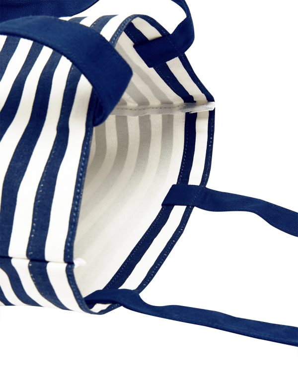 Joules Bee Stripe Canvas Bag - Image 3