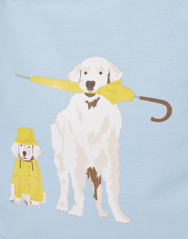 Joules Blue Dogs Canvas Bag - Image 2