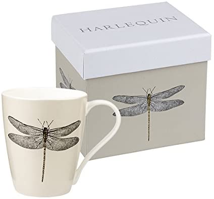 harlequin dragonfly mug