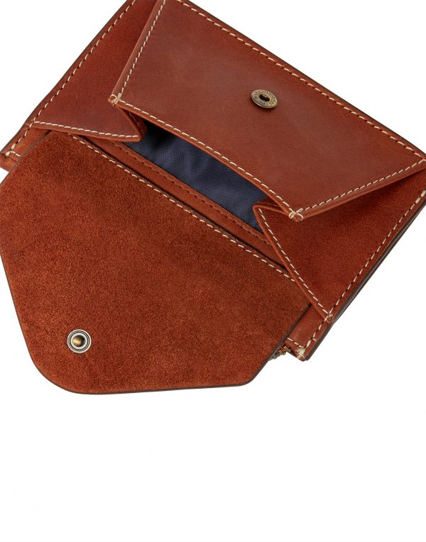 Joules Faybridge Tan Leather Card Holder - Image 2