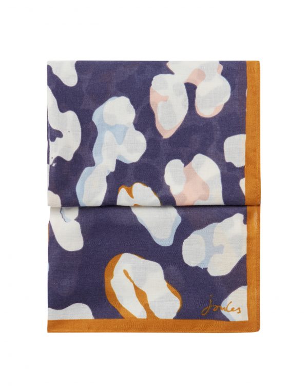 Joules River Lightweight Leopard Print Scarf - Image 2
