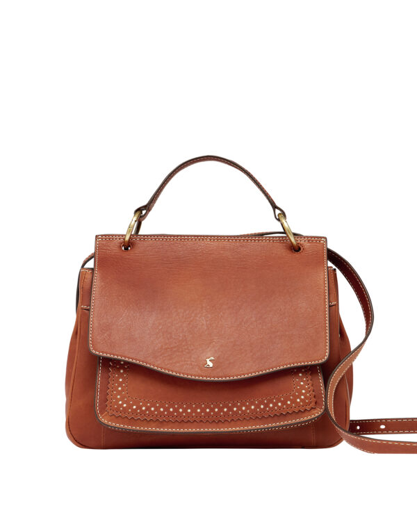 Joules Faybridge Tan Leather Shoulder bag - Image 3