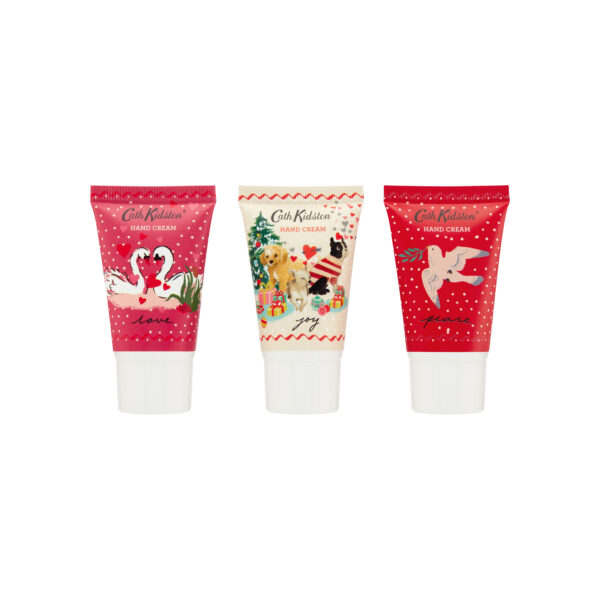 cath kidston festive hand cream trio