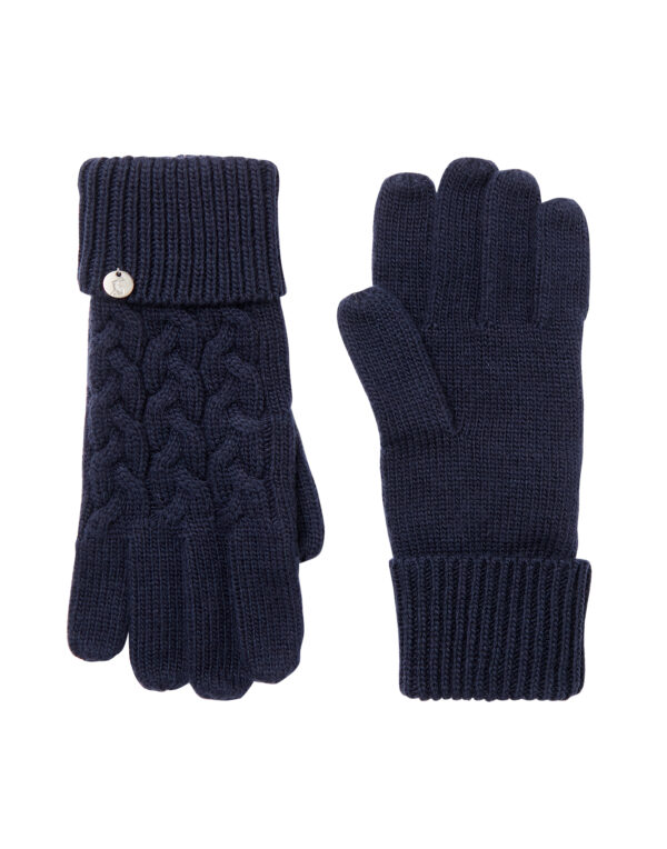 joules navy gloves