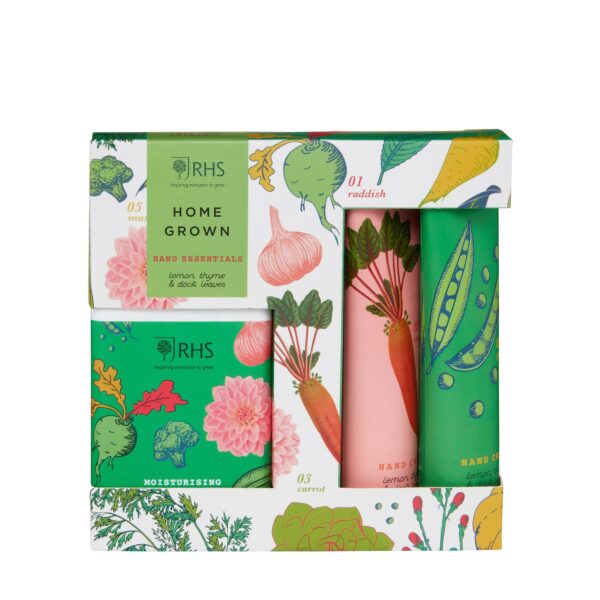 rhs hand essentials hand cream and hand sanitiser