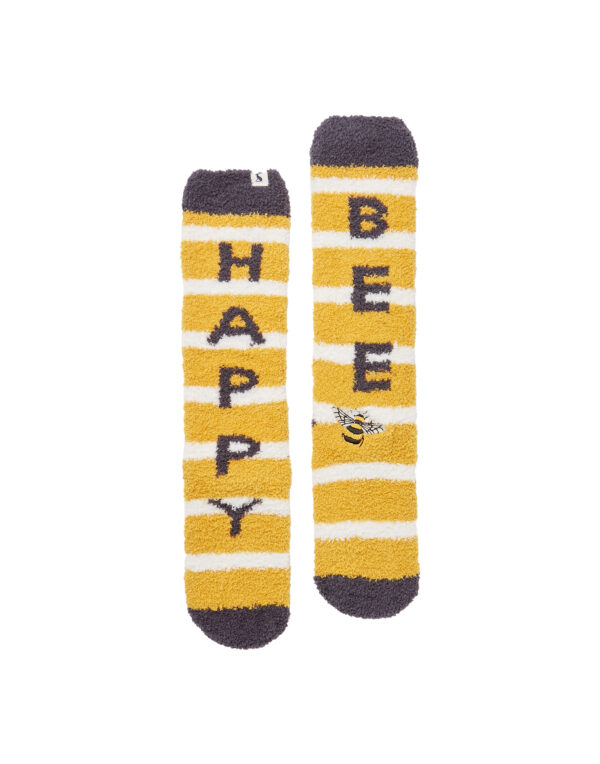 joules bee happy fluffy socks