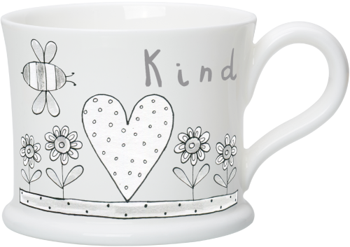 moorland pottery bee kind mug