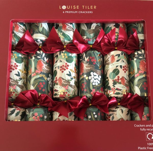 Louise tiler evergreen luxury christmas crackers