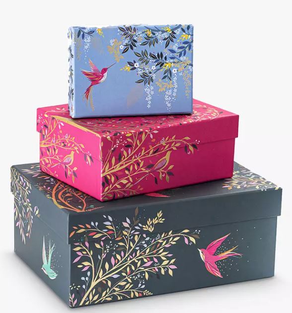 sara miller hummingbird gift boxes