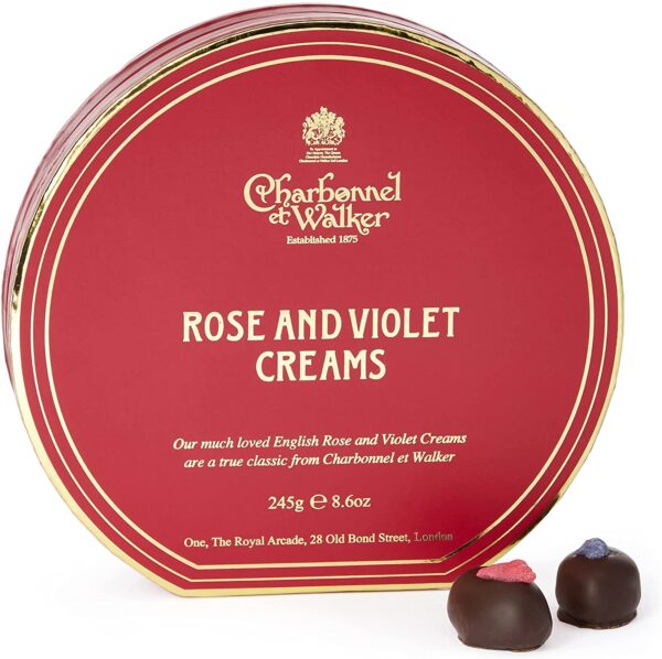 charbonnel rose and violet creams