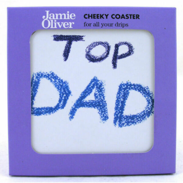 jamie oliver top dad coaster