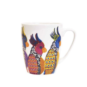 paradise birds parakeets mug
