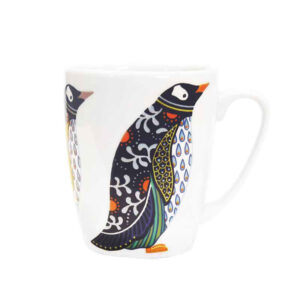 paradise birds penguin mug