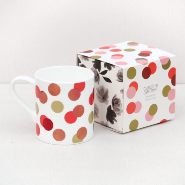 caroline gardner metallic spot mug