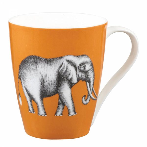 harlequin savanna orange mug